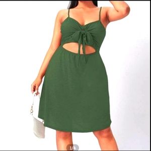 NWOT Peekaboo cutout cami dress